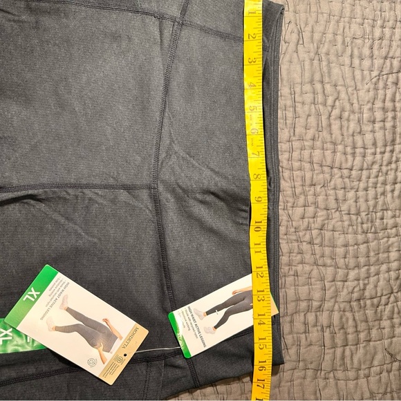 Mondetta Performance+Luxury NWT Women's Workout Leggings Sz XL Black Combo High - Picture 12 of 13